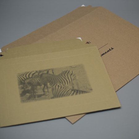Printed All Board Envelope, Kraft brown manila natural