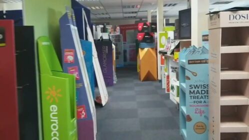 free standing display stands